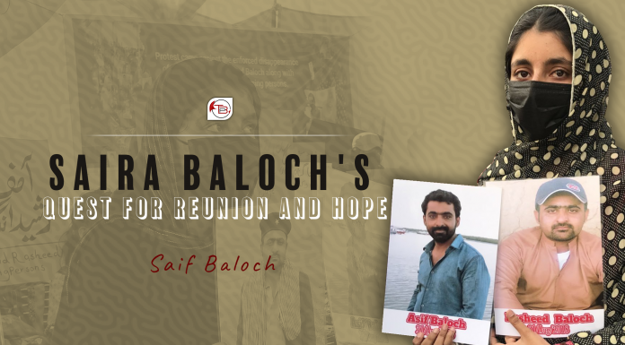 Saira Baloch’s Quest for Reunion and Hope