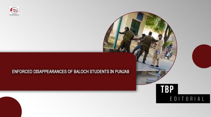 Enforced Disappearances of Baloch Students in Punjab – TBP Editorial