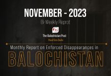 Enforced Disappearances in Second Half of November 2023