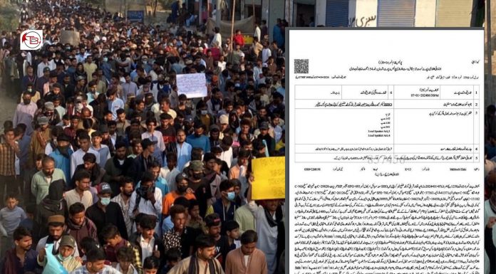 Over a Thousand Named in FIR for Participating in Karachi’s Baloch Rally