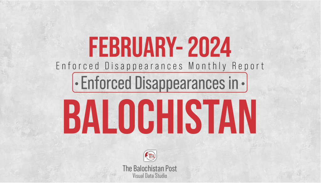 Balochistan Enforced Disappearances In February 2024 The Balochistan   Cover 00 1024x585 