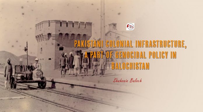 Pakistani Colonial Infrastructure: A Part of Genocidal Policy in Balochistan — Shahzain Baloch