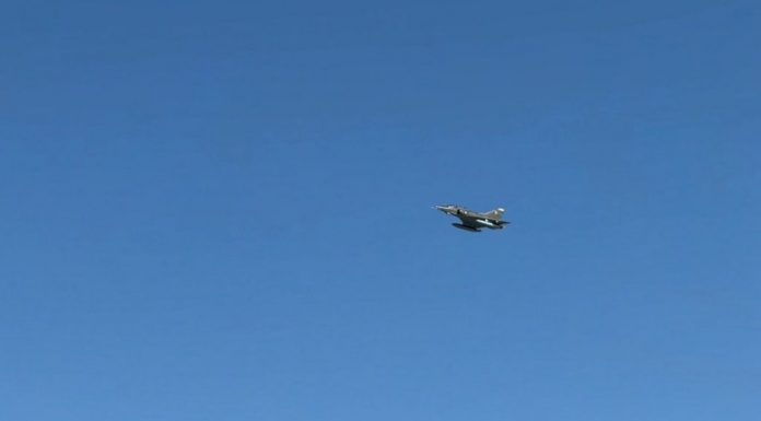 Jet Aircraft Seen Overhead After Armed Fighters Take Control of Naal