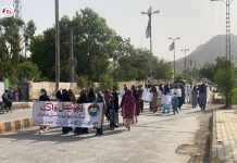 BSAC Holds Educational Walk and Sit-In Protest in Khuzdar