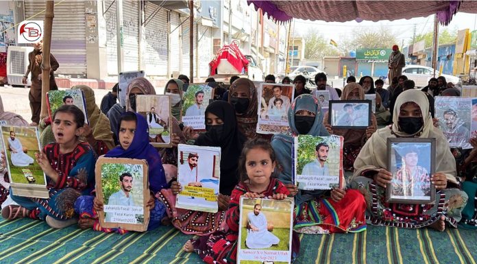 Turbat: Families Continue Sit-In for Missing Loved Ones on Third Day of Eid