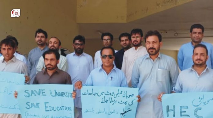 Turbat: University Employees Protest Over Financial Issues