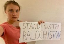 State Crackdown on Baloch National Gathering ‘Extremely Concerning,’ Says Greta Thunberg