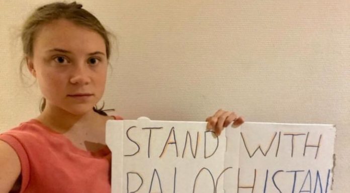 State Crackdown on Baloch National Gathering ‘Extremely Concerning,’ Says Greta Thunberg