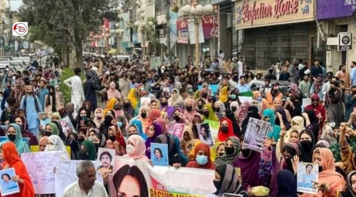 Quetta: Family of Rashid Hussain Protests His Continued Disappearance
