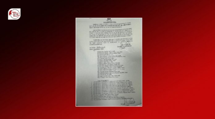 Kalat District Officers Face Disciplinary Action Over Absence at August 14 Events