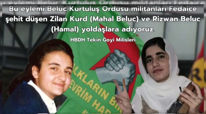 PKK-Affiliated Group Claims Responsibility for Istanbul Attack, Dedicates It to Baloch “Fidayeen”