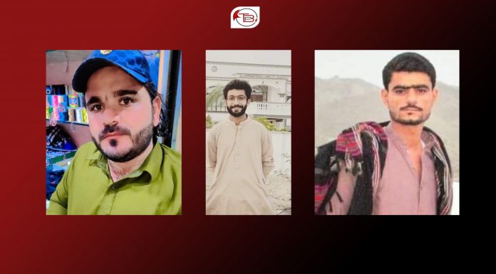 Three Young Men ‘Forcibly Disappeared’ from Balochistan’s Turbat