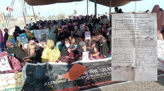Police File FIR Against Families of Missing Persons Protesting in Kharan