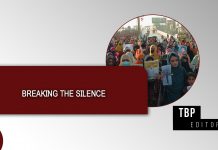 Breaking the Silence — TBP Editorial