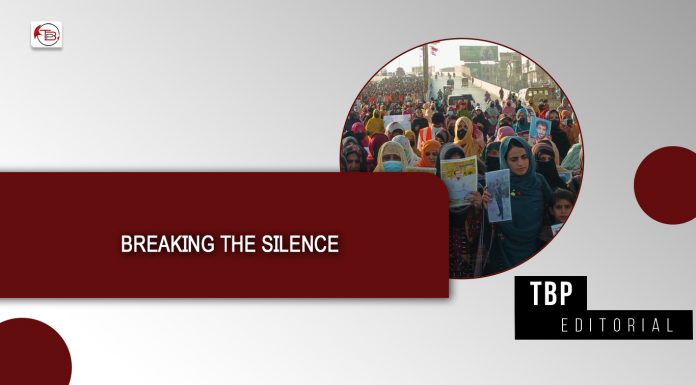 Breaking the Silence — TBP Editorial