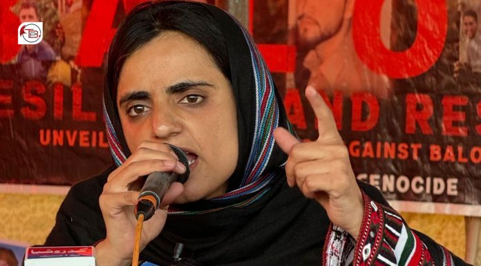 Mahrang Baloch Condemns ‘State Violence Against Baloch Women’, Calls for Resignation of Police Officers