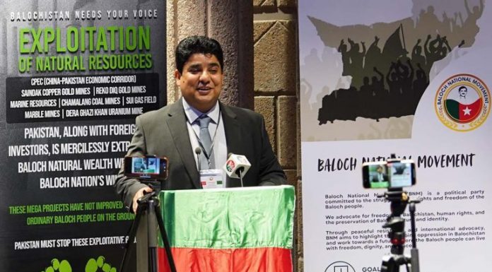 Faheem Baloch Appointed as BNM’s New Secretary of Foreign Affairs