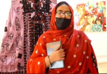 Baloch Student Highlights Issue of Missing Persons Through Embroidery
