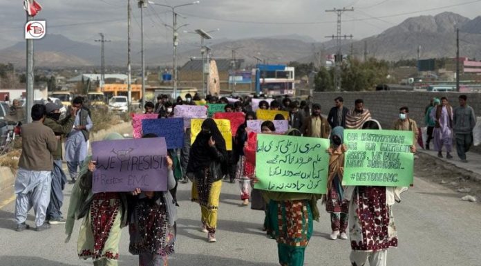 Quetta: Protest Over Militarization and Closure of Educational Institutions Continues for 15th Day