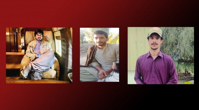 Three Baloch Youth ‘Forcibly Disappeared’ in Sindh and Nushki