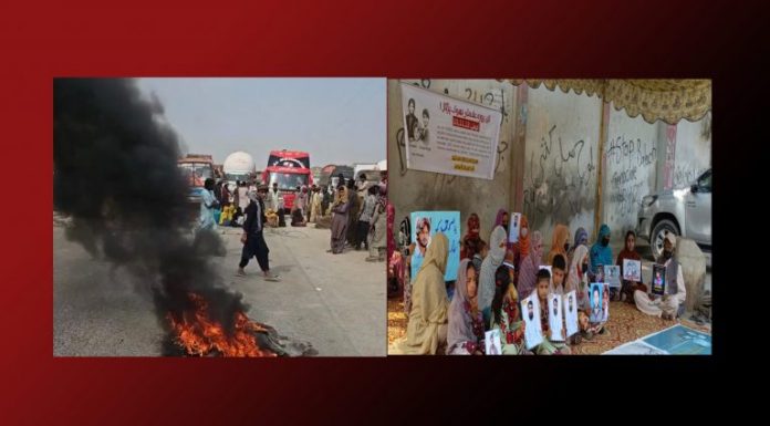 Protests Continue in Kech, Kharan, and Hub Chowki Against Enforced Disappearances