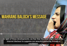 Dr. Mahrang Baloch Warns of Crackdown Ahead of Dalbandin Gathering