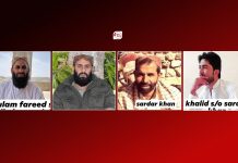 Four Individuals Allegedly Forcibly Disappeared in Barkhan, Families Demand Recovery