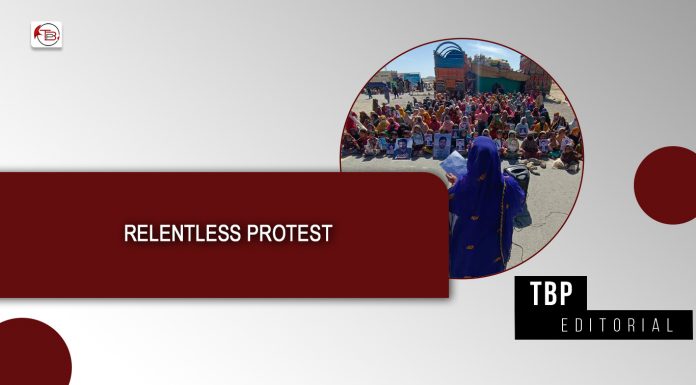 Relentless Protest — TBP Editorial