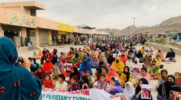 Protests Held in Khuzdar and Washuk Against Arrest of BYC Leaders