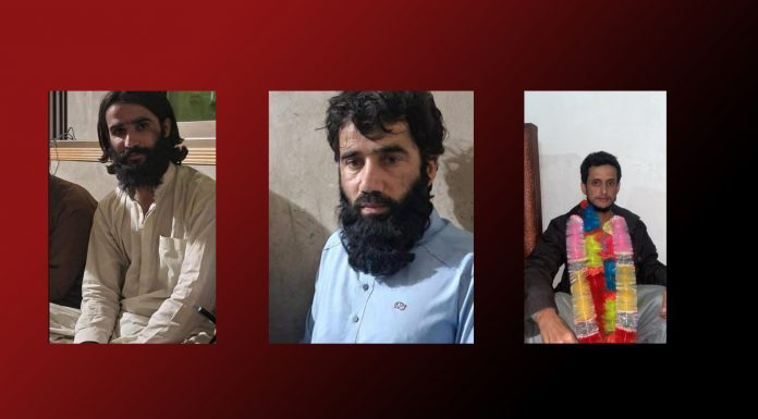 BLA Member’s Father and Brother Abducted in Bolan; Three Disappeared Youths Released in Quetta, Mastung