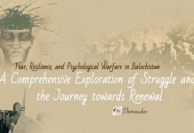 Fear, Resilience, and Psychological Warfare in Balochistan: A Comprehensive Exploration of Struggle and the Journey towards Renewal
