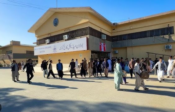 Students Protest Six-Month Closure of Bolan Medical College