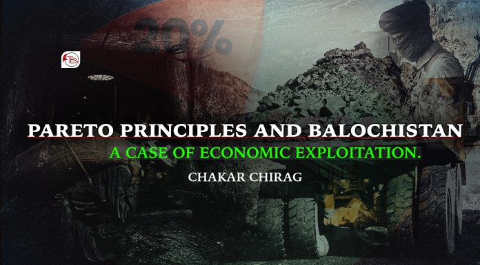 Pareto Principles and Balochistan: A Case of Economic Exploitation — Chakar Baloch