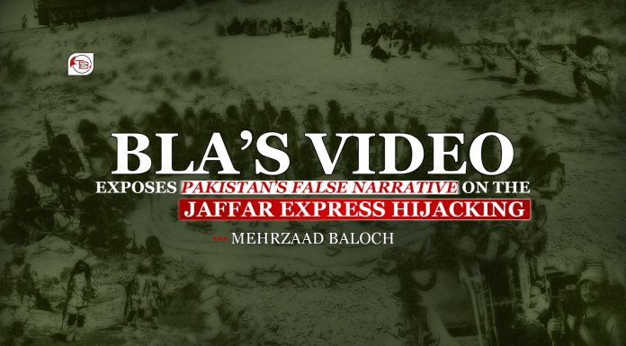 BLA’s Video Exposes Pakistan’s False Narrative on the Jaffar Express Hijacking — Mehrzaad Baloch