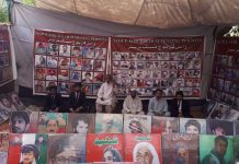 Quetta: Protest Camp Against Enforced Disappearances Enters 5,864th Day