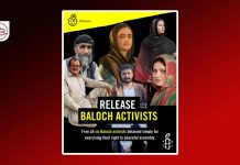 Amnesty International Calls for Immediate Release of Detained Baloch Activists, Urges Global Action