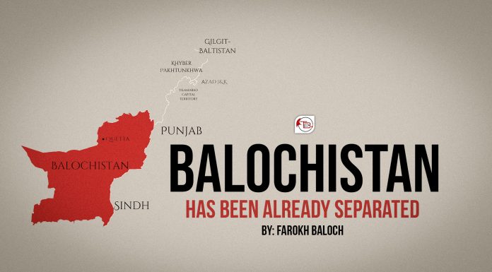 Balochistan Has Already Been Separated — Farokh Baloch