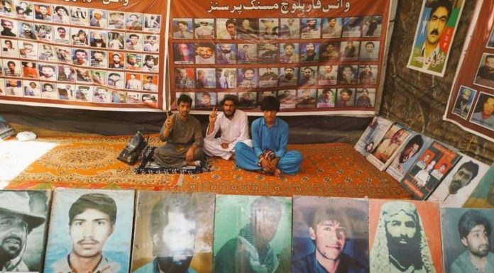 VBMP Protest Camp in Quetta Completes 5,879th Day