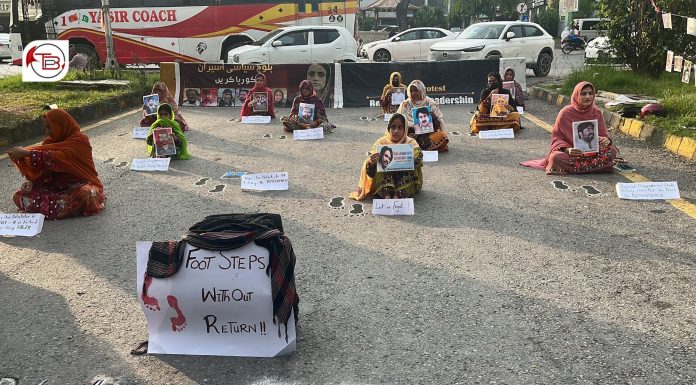 Sit-ins Continue in Karachi, Islamabad and Quetta Against Enforced Disappearances and Extra-Judicial Killings in Balochistan