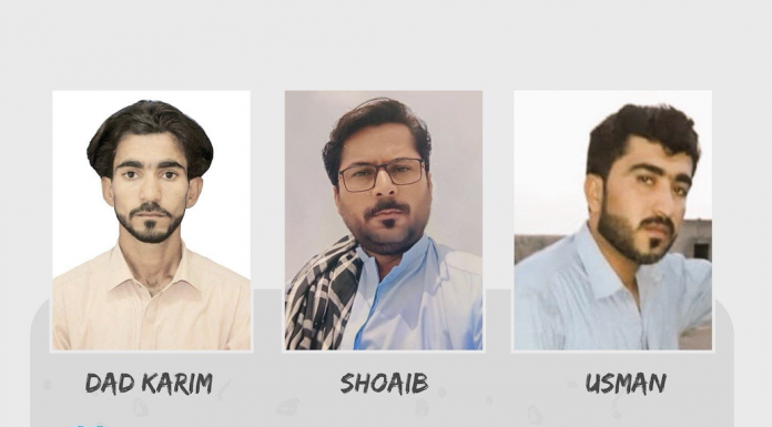Three Enforced Disappearances Reported in Karachi and Kech