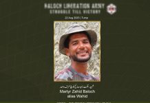 BLF Claims Attack on Security Forces in Hoshab; BLA Reports Fighter Killed in Clash