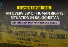 HRCB Releases Biannual Report of Human Rights Situation in Balochistan