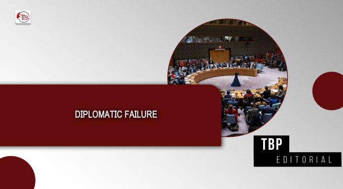Diplomatic Failure — TBP Editorial