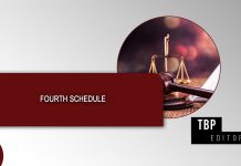 Fourth Schedule — TBP Editorial