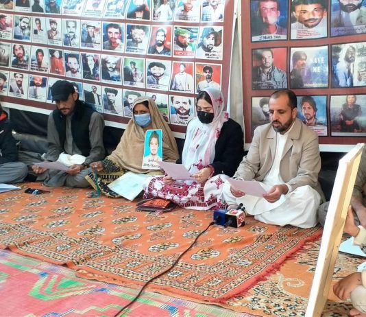 Quetta: VBMP Says It Faces Threats to End Protest Camp, Vows to Continue the Campaign