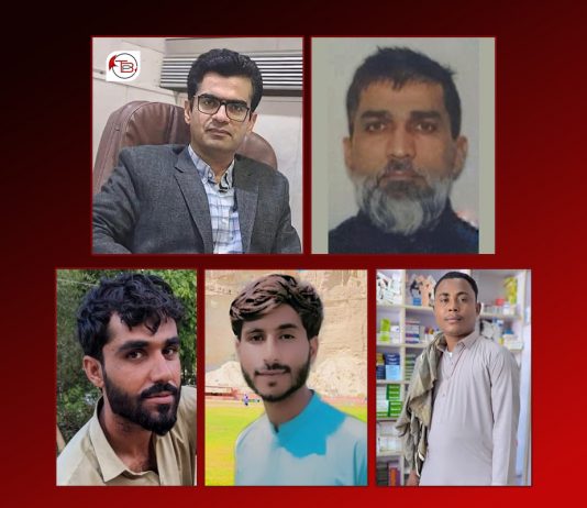 5 People ‘Forcibly Disappeared’ from Balochistan and Oman, Including Students, Doctor and Lawyer