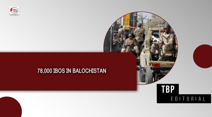 78,000 IBOs in Balochistan — TBP Editorial