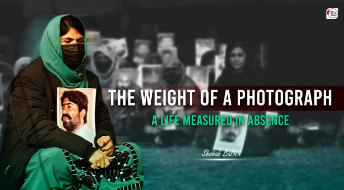 The Weight of a Photograph: A Life Measured in Absence — Shahab Baloch