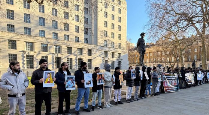 London: BNM Holds Protest Outside PM House Over Human Rights Situation in Balochistan