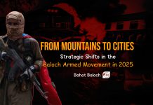 From Mountains to Cities: Strategic Shifts in the Baloch Armed Movement in 2025
